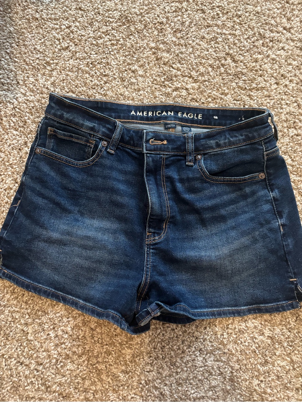American Eagle Outfitters Dark Blue Denim Shorts NWT